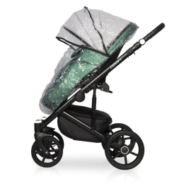 Коляска 3 в 1 Riko Basic Ozon Shine, 05 зеленый-серый