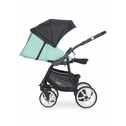 Коляска 2 в 1 Riko Basic Bella Sport, 04 Ceramic green (мятный)