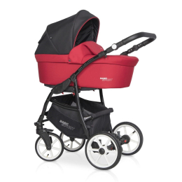 Коляска 2 в 1 Riko Basic Bella Sport, 06 Sport red (красный)