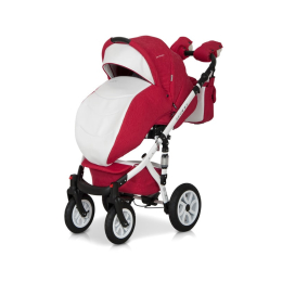 Коляска 3 в 1 Riko Bruno Ecco 20 красный-белый