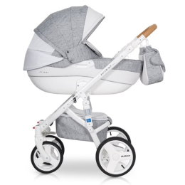 Коляска 2 в 1 Riko Bruno Luxe 05 Grey Fox (серый)
