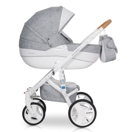 Коляска 3 в 1 Riko Bruno Luxe 05 Grey Fox (серый)