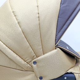 Коляска 2 в 1 Riko Bruno Ecco Prestige 12 бежевый-коричневый