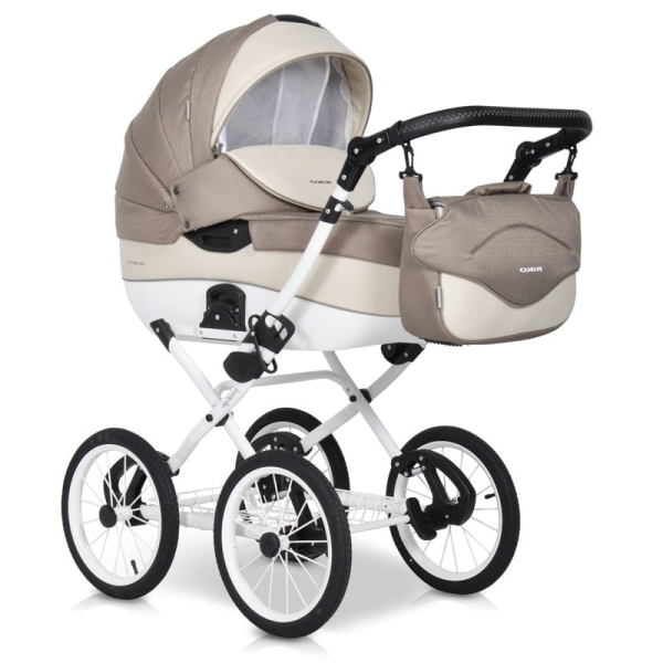 Коляска 2 в 1 Riko Bruno Ecco Prestige 14 бежевый