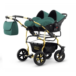 Коляска для двойни 3 в 1 Mikado Tween Delux 09 цвет