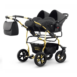 Коляска для двойни 3 в 1 Mikado Tween Delux 11 цвет