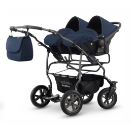 Коляска для двойни 3 в 1 Mikado Tween Delux 13 цвет