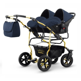Коляска для двойни 3 в 1 Mikado Tween Delux 14 цвет