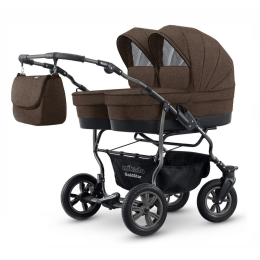 Коляска для двойни 2 в 1 Mikado Tween Delux 15 цвет