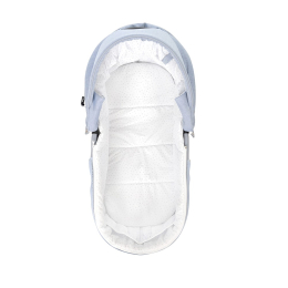 Коляска 2 в 1 Indigo Porto Classic 14, po 06 (серо-синяя кожа+джинс лен)