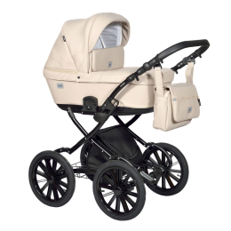 Коляска 2 в 1 Indigo BROCO Eco Plus 14, 02 (бежевая кожа)
