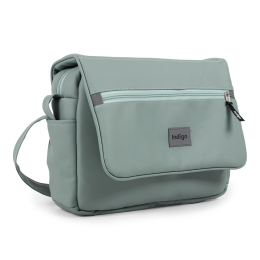Коляска 2 в 1 Indigo BROCO Eco Plus 14, 04 (шалфей кожа)