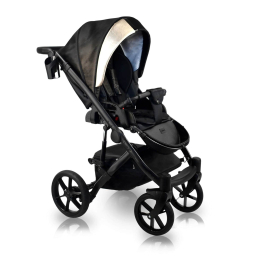 Коляска 2 в 1 Bexa AIR PRO al 17 (св.бежевый+черный)