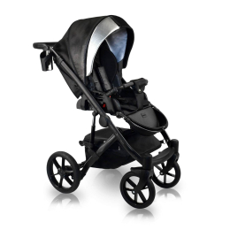 Коляска 2 в 1 Bexa AIR PRO al 18 (св.серый+черный)