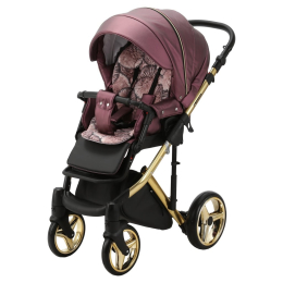 Коляска 3 в 1 Adamex Chantal SE DeLuxe C-119 (100% эко-кожа) 