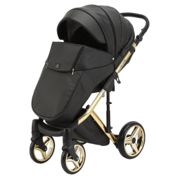 Коляска 2 в 1 Adamex Chantal Star Deluxe 102 (100% эко-кожа)
