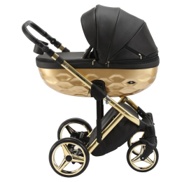 Коляска 2 в 1 Adamex Chantal Star Deluxe 102 (100% эко-кожа)