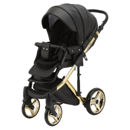 Коляска 2 в 1 Adamex Chantal Star Deluxe 102 (100% эко-кожа)