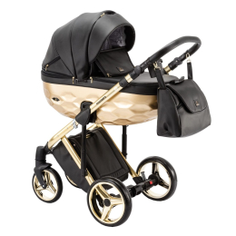 Коляска 2 в 1 Adamex Chantal Star Deluxe 102 (100% эко-кожа)