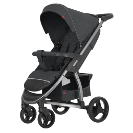 Коляска 2 в 1 Carrello Vista CRL-6501/1 Serious Grey (графитовый)