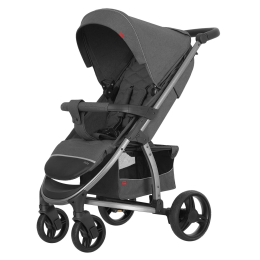 Коляска 2 в 1 Carrello Vista CRL-6501/1 Steel Grey (темно-серый)