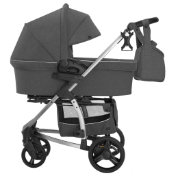 Коляска 2 в 1 Carrello Vista CRL-6501/1 Steel Grey (темно-серый)