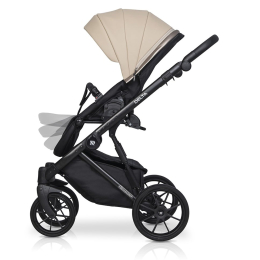 Коляска 2 в 1 Riko Basic Delta Ecco, 11 Camel (песочный)