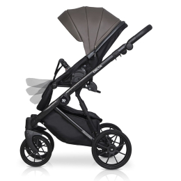Коляска 2 в 1 Riko Basic Delta Ecco, 12 Mocco (темно-коричневый)