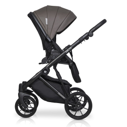Коляска 2 в 1 Riko Basic Delta Ecco, 12 Mocco (темно-коричневый)