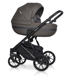 Коляска 2 в 1 Riko Basic Delta Ecco, 12 Mocco (темно-коричневый)