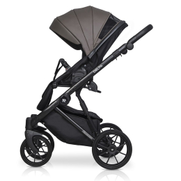 Коляска 2 в 1 Riko Basic Delta Ecco, 12 Mocco (темно-коричневый)