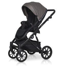 Коляска 2 в 1 Riko Basic Delta Ecco, 12 Mocco (темно-коричневый)