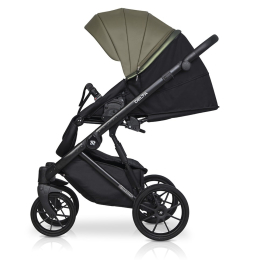 Коляска 2 в 1 Riko Basic Delta Ecco, 13 Olive (оливковый)