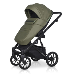 Коляска 2 в 1 Riko Basic Delta Ecco, 13 Olive (оливковый)