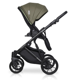 Коляска 3 в 1 Riko Basic Delta Ecco, 13 Olive (оливковый)