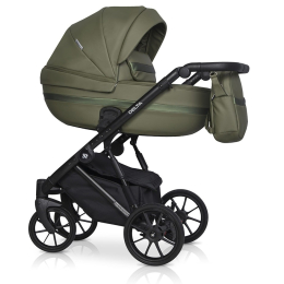 Коляска 3 в 1 Riko Basic Delta Ecco, 13 Olive (оливковый)