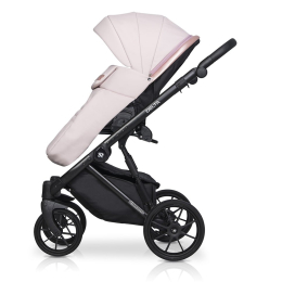Коляска 2 в 1 Riko Basic Delta Ecco, 14 Rose (светло-розовый)