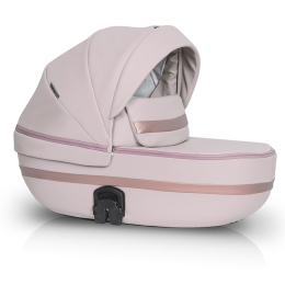 Коляска 2 в 1 Riko Basic Delta Ecco, 14 Rose (светло-розовый)