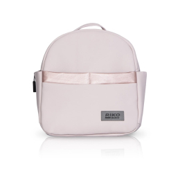 Коляска 2 в 1 Riko Basic Delta Ecco, 14 Rose (светло-розовый)