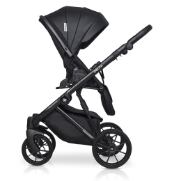 Коляска 2 в 1 Riko Basic Delta Ecco, 15 Black (черный)