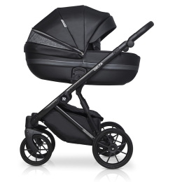 Коляска 3 в 1 Riko Basic Delta Ecco, 15 Black (черный)