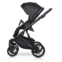 Коляска 3 в 1 Riko Basic Delta Ecco, 15 Black (черный)