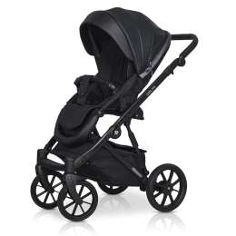 Коляска 3 в 1 Riko Basic Delta Ecco, 15 Black (черный)