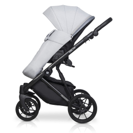 Коляска 3 в 1 Riko Basic Delta, 01 Grey Fox (серый) 