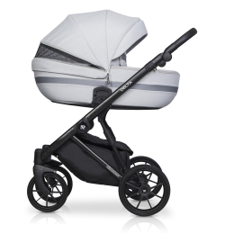 Коляска 3 в 1 Riko Basic Delta, 01 Grey Fox (серый) 