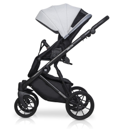 Коляска 3 в 1 Riko Basic Delta, 01 Grey Fox (серый) 