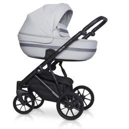 Коляска 3 в 1 Riko Basic Delta, 01 Grey Fox (серый) 