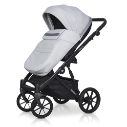 Коляска 3 в 1 Riko Basic Delta, 01 Grey Fox (серый) 