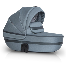 Коляска 2 в 1 Riko Basic Delta, 02 Ocean (серо-голубой) 