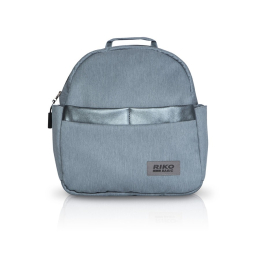 Коляска 3 в 1 Riko Basic Delta, 02 Ocean (серо-голубой)